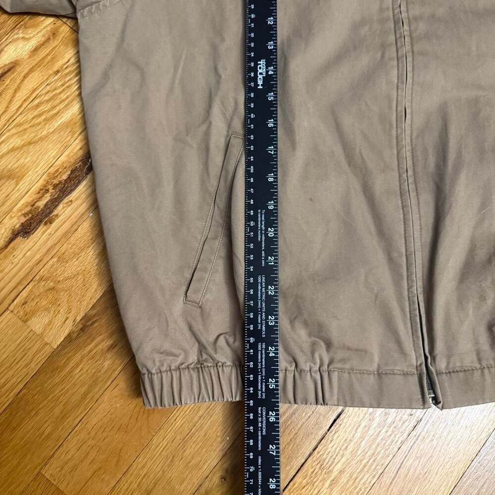 Polo Ralph Lauren Harrington Jacket Men's L Khaki Plaid Lined Vintage - Picture 7 of 7